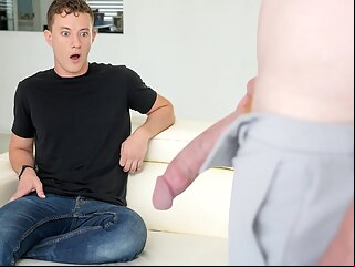 Innocent Stepson Gets His Ass And Mouth Plowed By His Loving Stepdaddy bareback porn blowjob porn handjob porn